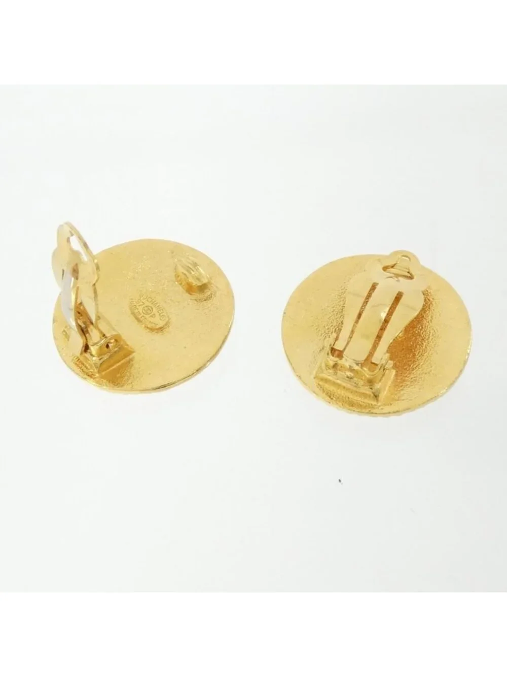 Chanel Vintage Earrings Gold